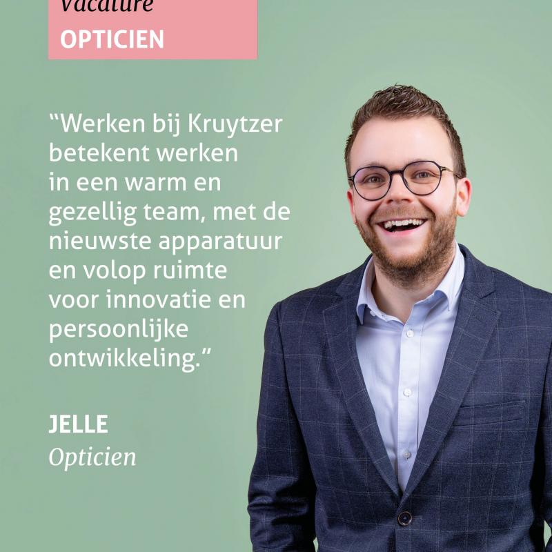 Ja je ziet het goed, wij zoeken een opticien!👓