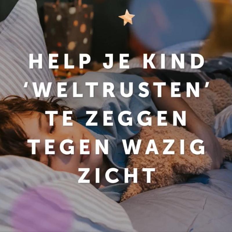 Help je kind welterusten te zeggen tegen wazig zicht 🌙