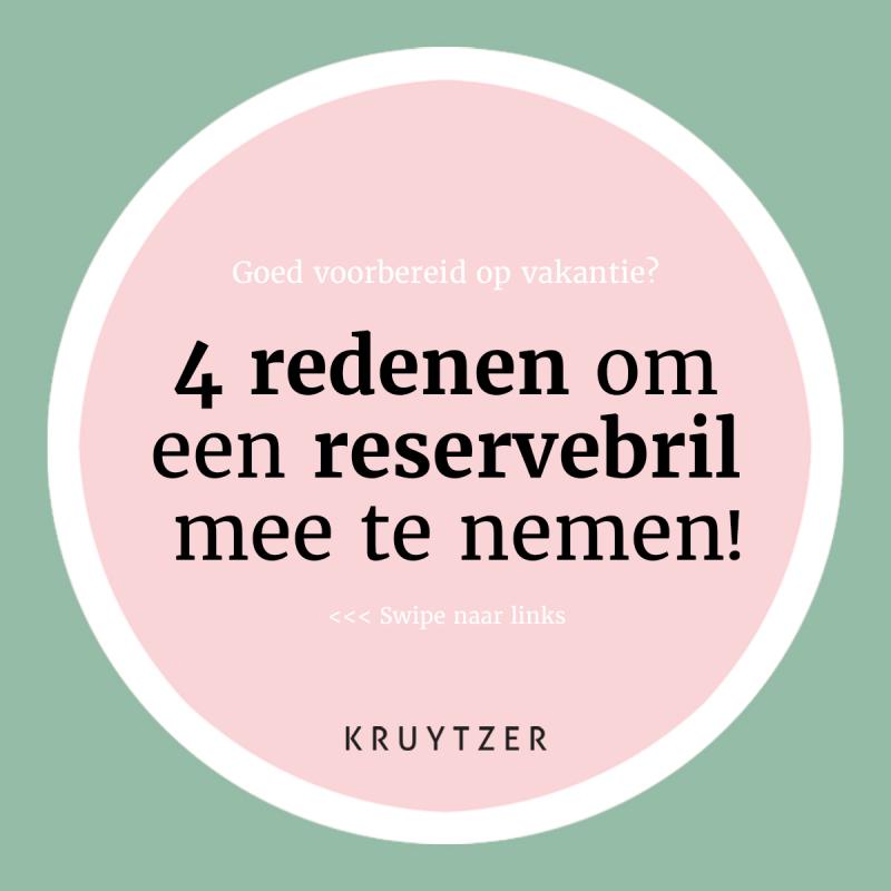 4 redenen om een reservebril mee te nemen🌴