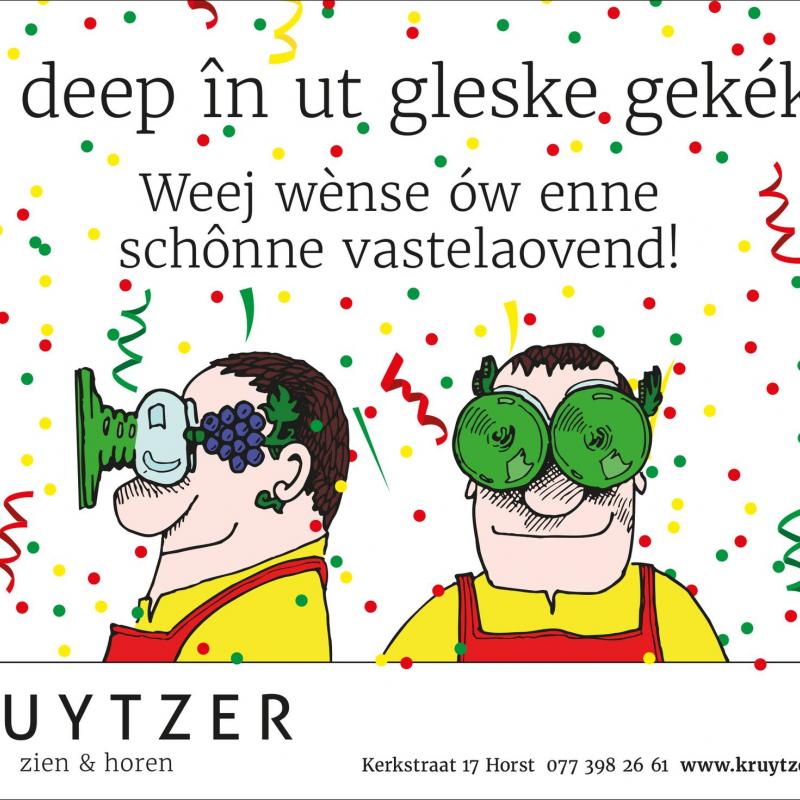 Vastenaovend, ut sjoenste fiees van het jaar! 🎭